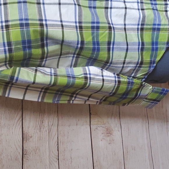 Vintage Y2K Wrangler Shirt Womens Small Boys XL 20X Plaid Long Sleeve Rodeo - Picture 5 of 10